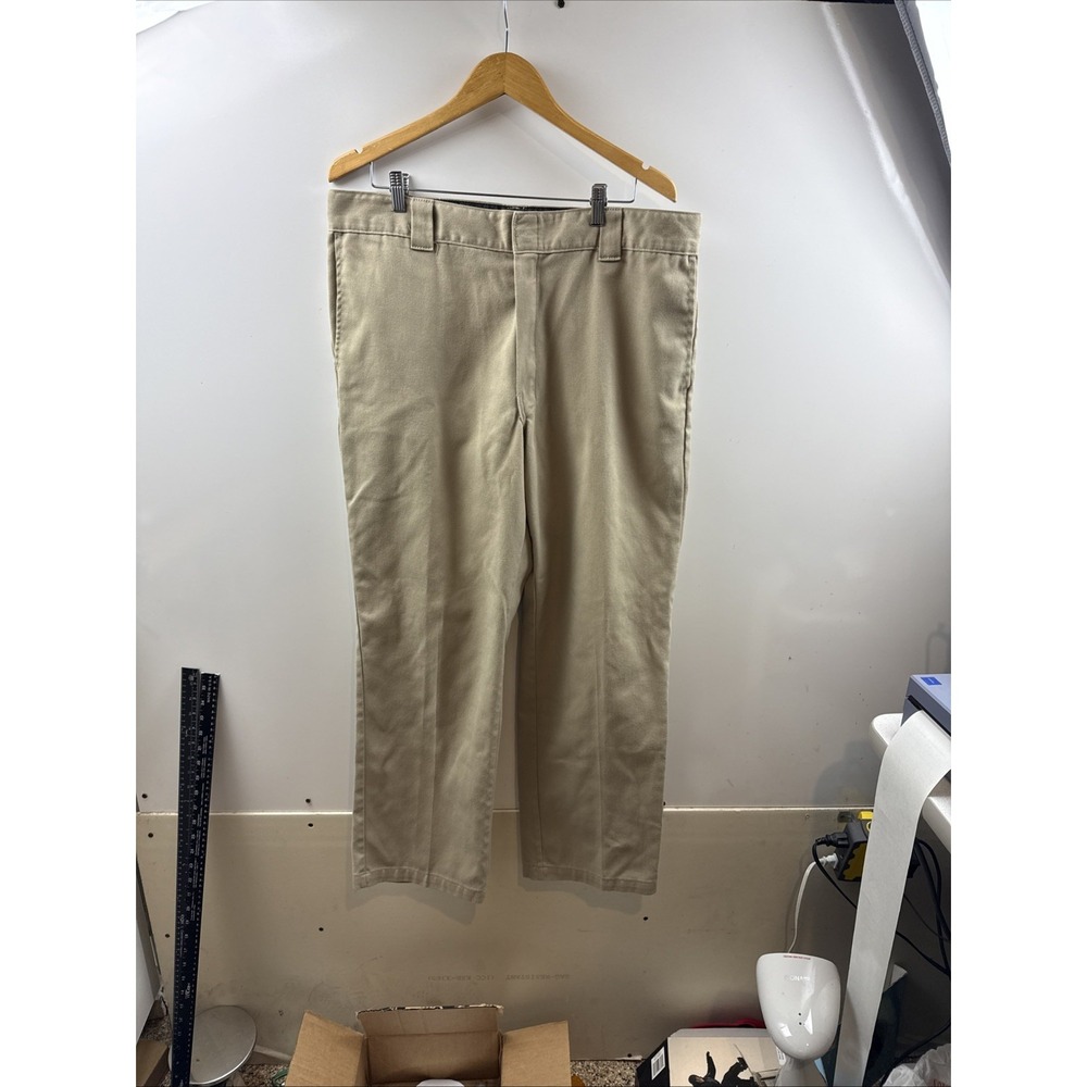 Dickies Men's Work Pants 874 Classic Khaki 38x31 Flat Front